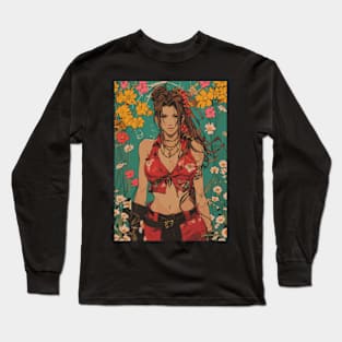 Aerith Gainsborough FF7 Final Fantasy VII Rebirth Long Sleeve T-Shirt